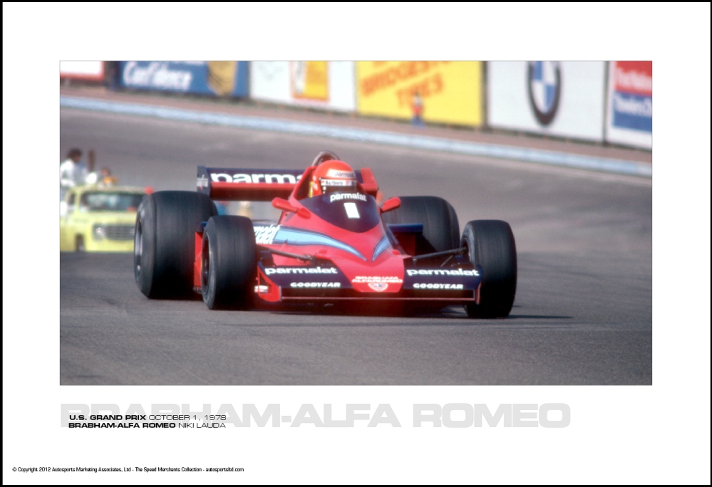 Brabham BT46 Alfa Romeo Photo Niki Lauda Long Beach GP 1978