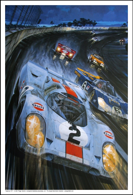 Roger Warrick - Daytona 1971 - Autosports Marketing Associates, Ltd.